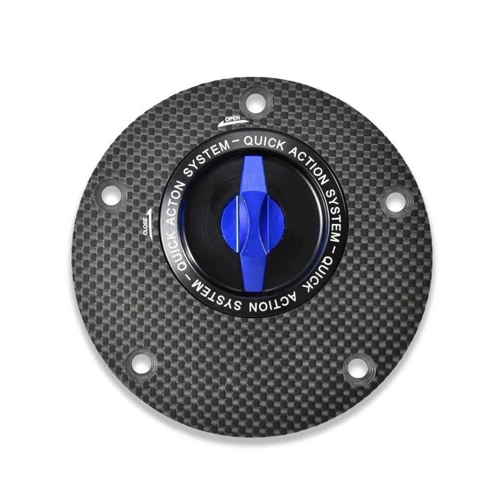 per RSV4 R/RR/RF per FACTORY/1100 2009-2023 Tappo Serbatoio Carburante con Serratura Coperchio Benzina per Moto Carburante Moto(Blue Type-I)
