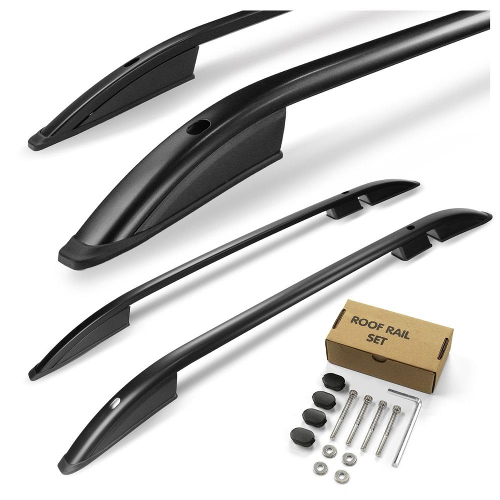 CHROMEMASTER | Barre da Tetto, Rail Tetto Compatibile con Mitsubishi L200 2015-2022; Sono Utilizzate per il Montaggio di Portapacchi, Box da Tetto o Portabiciclette | Costruzione in Alluminio