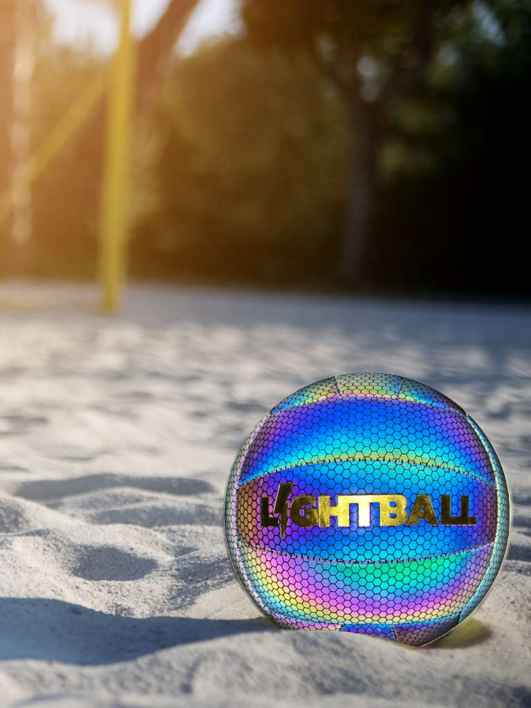 Pool Decorations Outdoor Reflective Glowing Volleyball With