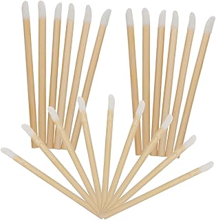 100 Uds., cepillo de labios de madera, herram...