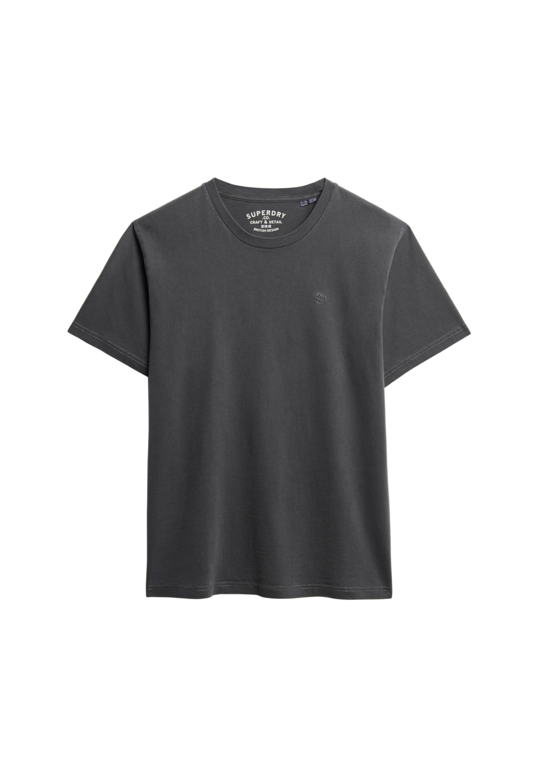 Superdry Men's Charcoal Grey Essentials Relaxed Shirt - Xxl