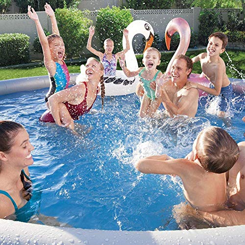 EPROSMIN 10ft x 30in Quick Set Inflatable Above Ground Pool - Family Swimming Pools Above Ground for Backyard/Outside, Portable Inflatable Top Ring Swimming Pools for 2-6 Kids and Adults No Filter