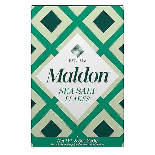 Miniatura 5 de Maldon - Molinillo de sal marina 194oz 6 unidades rellenable y ajustable Kosher natural hecho a mano Gourmet cristales pirámide