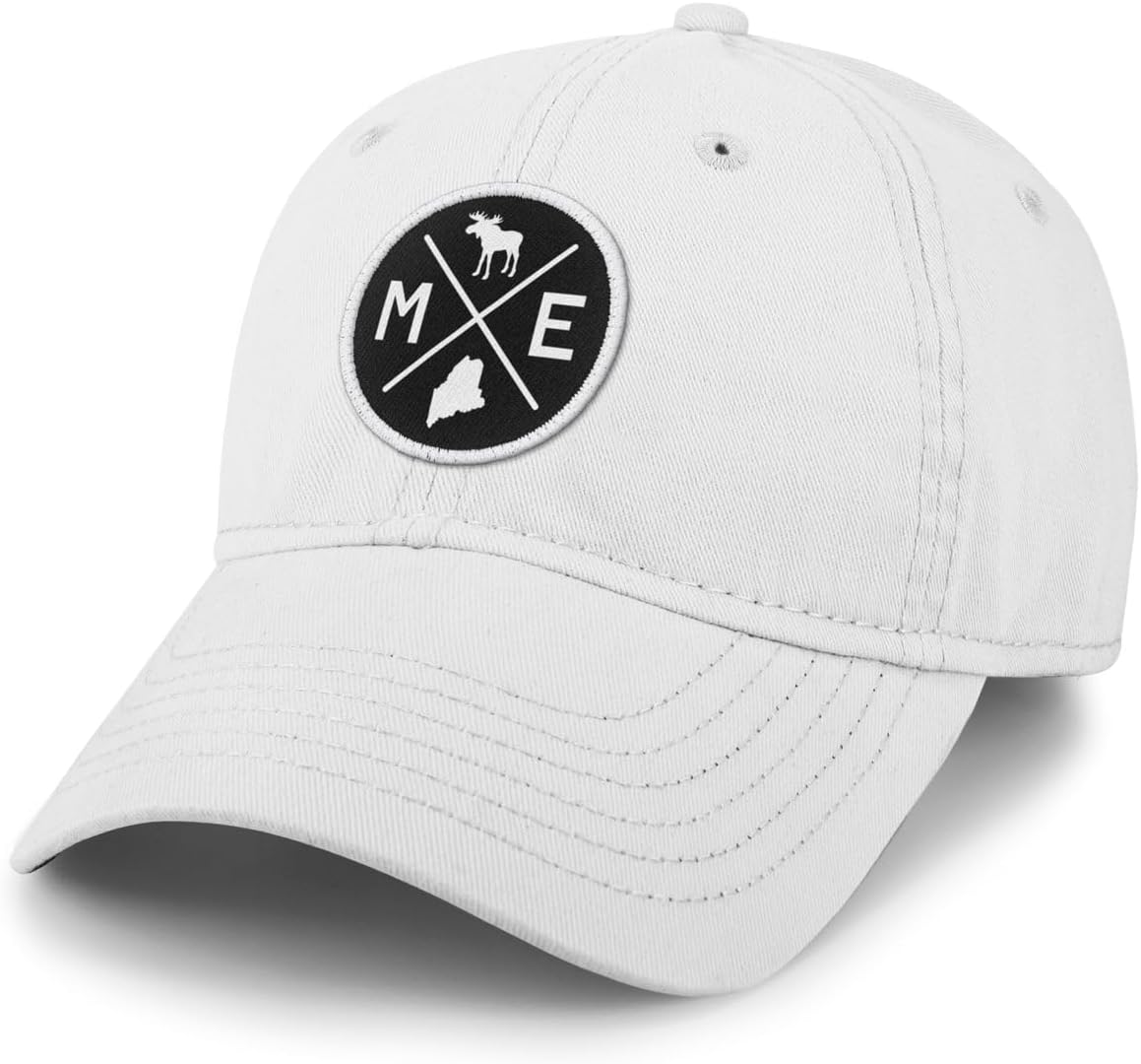 Chowdaheadz Maine Circle Emblem Dad Hat