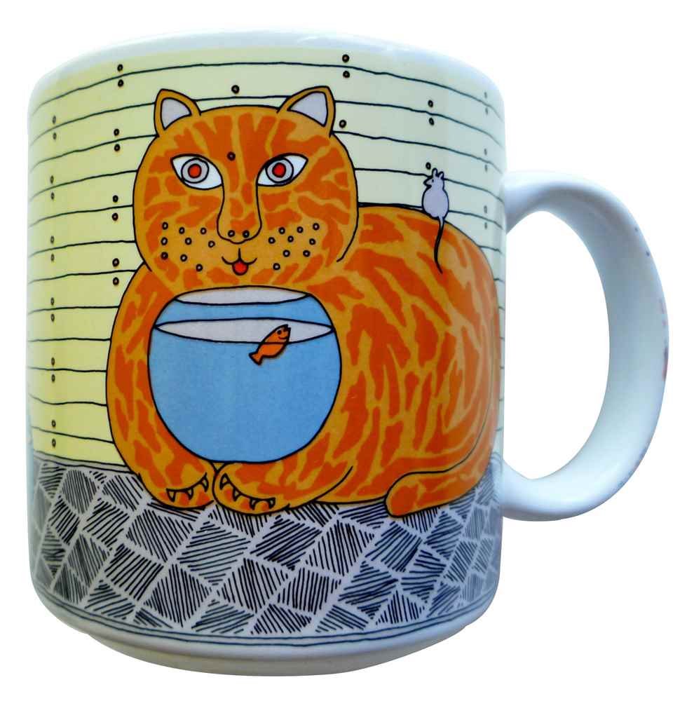 Classy Critter 11 oz. Kitty Katfish Mug