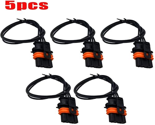 ALLMOST 5pcs set compatible con Volvo 5 Cyl conector eléctrico de bobina de encendido UF341 30713416 enchufe