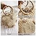 Pearl Flower Bucket Straw Handbag, Summer Beach Tote Bag with Drawstring, Diamond Woven Handbag Rattan Shoulder Crossbody Basket Purse for Women