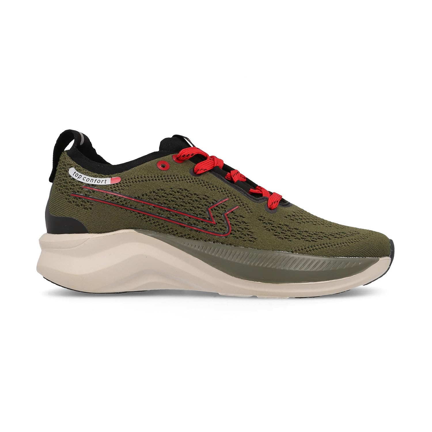 Paredes LD26604 Zapatillas Deportivas LD26604, para Hombre en Color Kaki con Plantilla Memory Foam, Paredes Hombre Deportivos