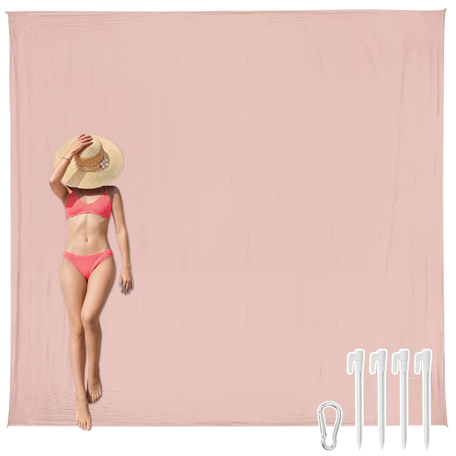 AlphaBeing Beach Blanket 120x108