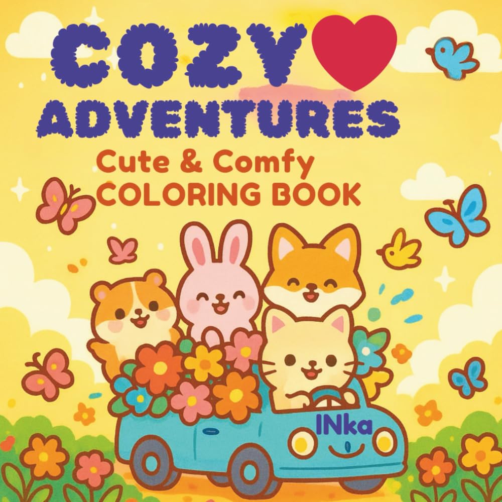 COZY ADVENTURES Cute&Comfy: COLORING BOOK