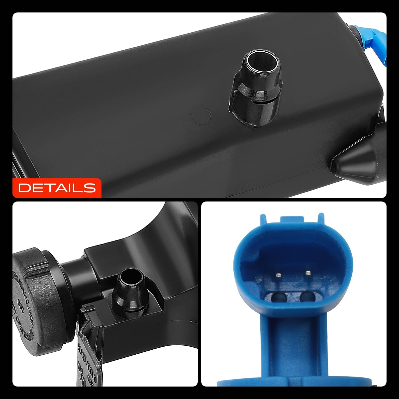 Frankberg 2x Staffa+Serbatoio di Espansione Refrigerante Intestazione Serbatoio Raffreddamento Cambio automatico per Serie 3 E46 320i 323i 325i 328i 330i Z4 E85 Benzina 1998-2006 17111436251