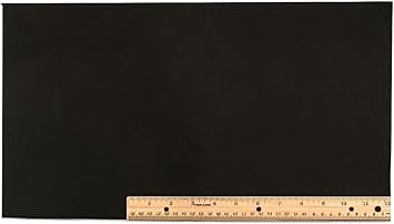 Scrap Lace Leather Black Cowhide 10" X 18" Piece #L400