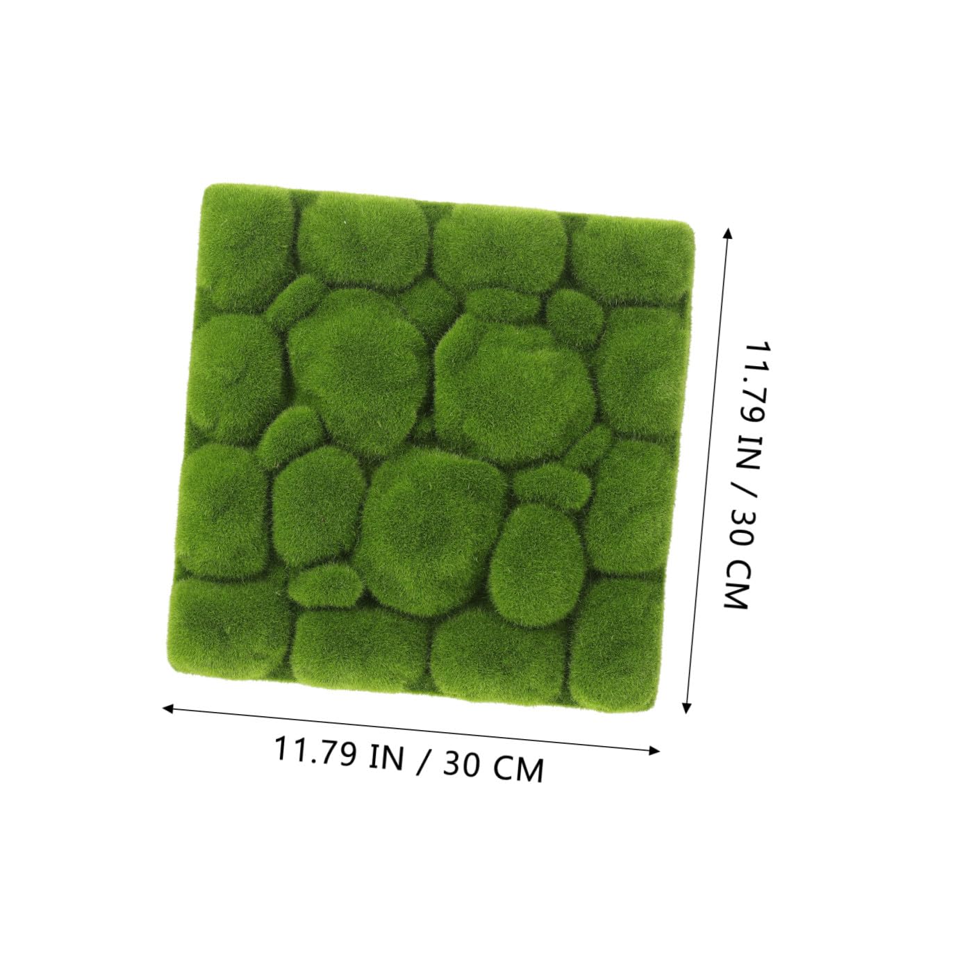 Garneck 4pezzi Flocking Faux Moss Stone Per Decorazione Decorazioni Versatili Per Matrimoni e Artificiali
