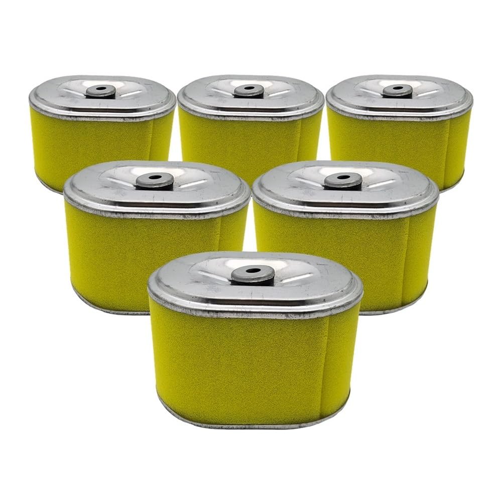 6 filtros de Aire compatibles con generadores de Motor pequeño GX160 y GX200 de 5,5 a 6,5 ​​HP
