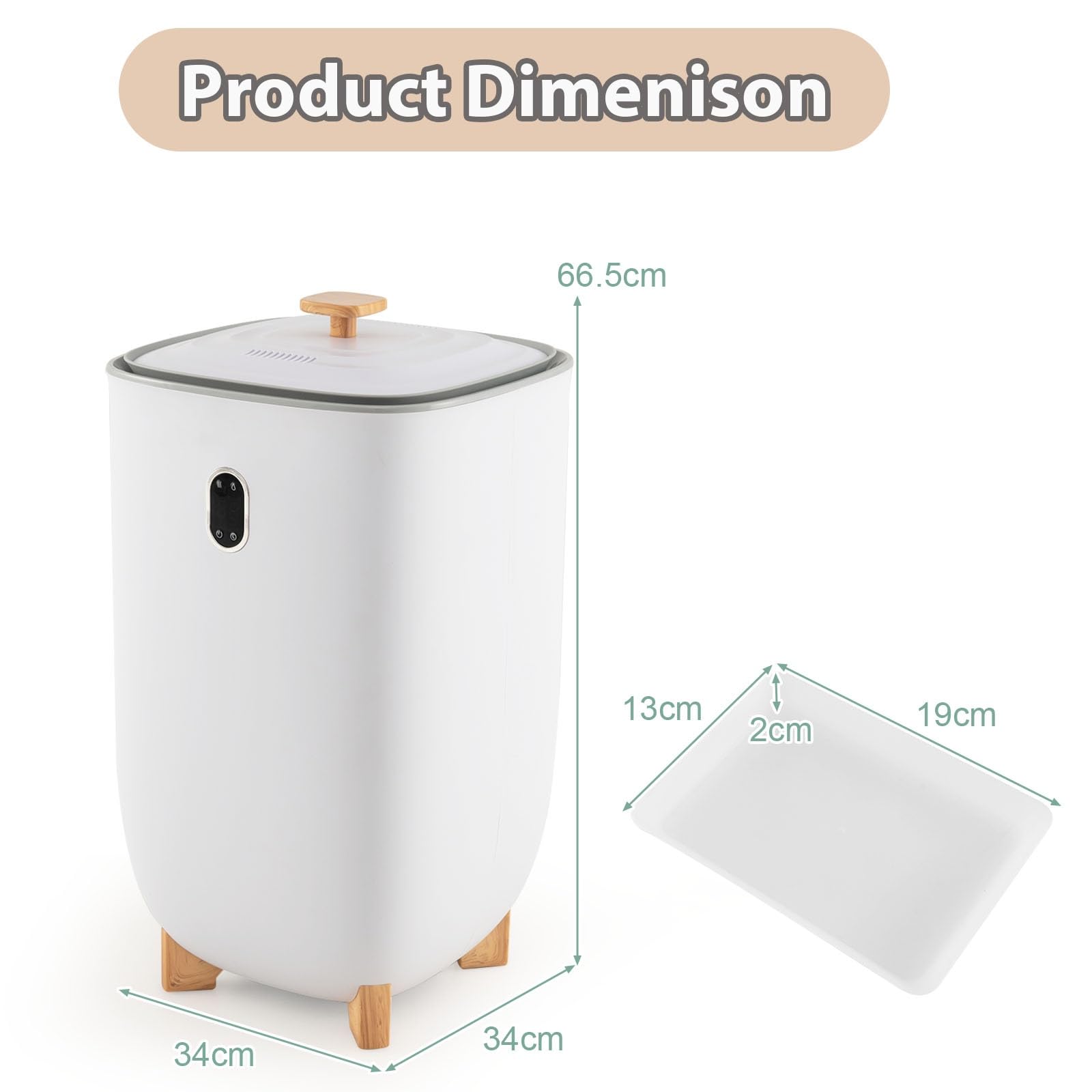 LIFEZEAL Scaldasalviette elettrico da 35 l, scalda asciugamani con modalità a secco e funzione timer, per bagno, accappatoio, coperta e pigiama
