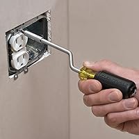 Vista 3 de KLEIN TOOLS 67100 Multi-Screwdriver Set, 2-in-1 Interchangeable Rapi-Driv Screwdriver with Phillips and Slotted Bits