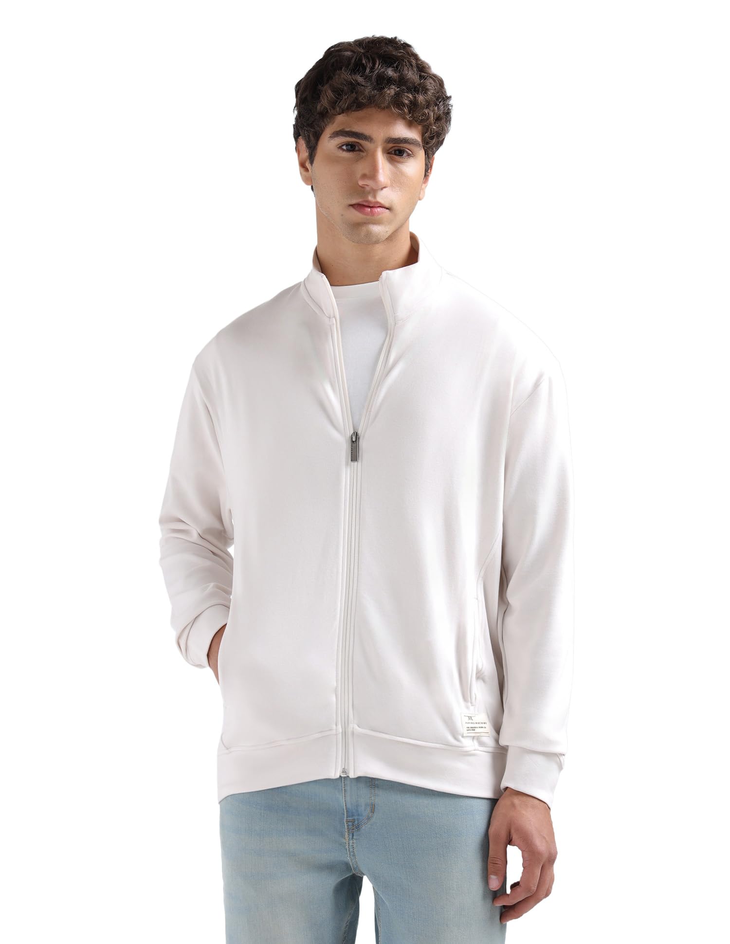flying machine Men's Relaxed Fit Sweatshirt| Solid-picture-17