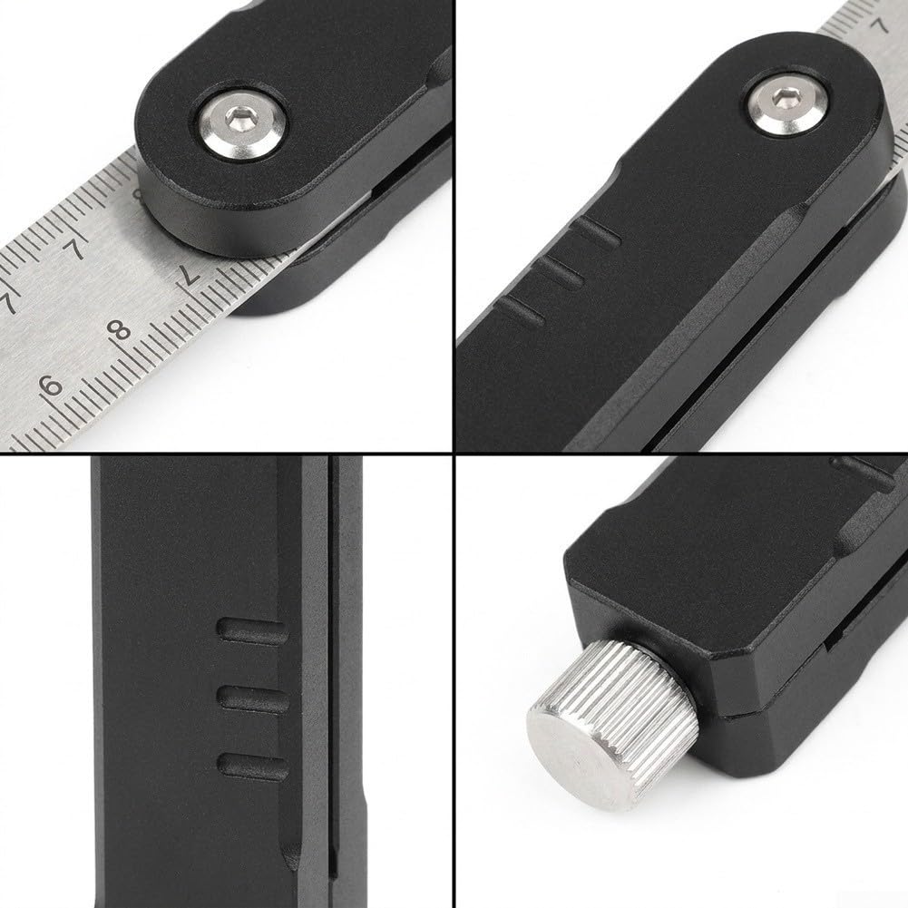 Escuadra Carpintero Ajustable Medidor 0.1 Grados LED