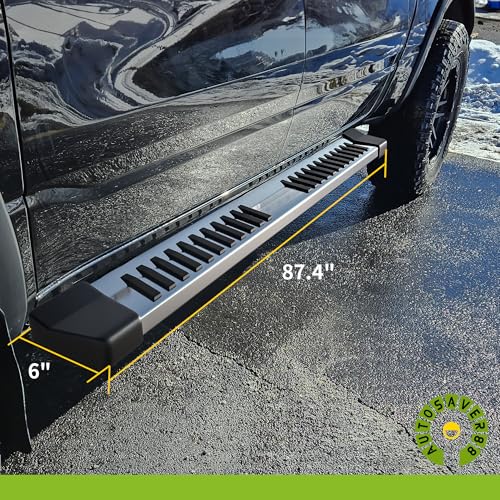 Estribos inoxidables para Ford F150 2004-2014 6 pulgadas miniatura 6