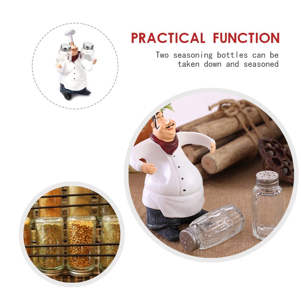 Ipetboom 2 Stück Koch Figuren Aus Resin - Deko Für Küche & Bar