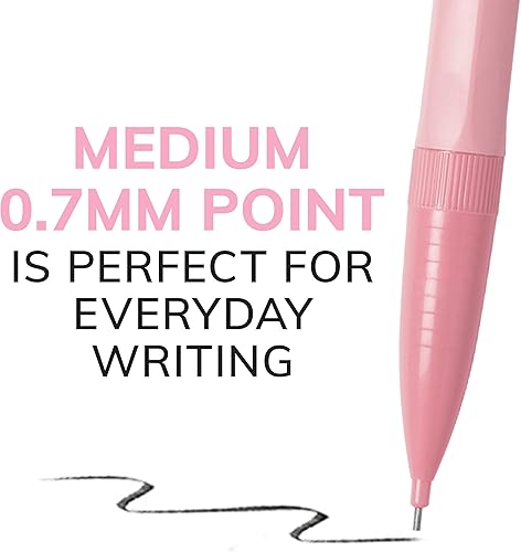 Miniatura 3 de BIC Lápices mecánicos pastel Xtra-Smooth con borradores, punta media (0.028 in), paquete de 24 unidades, lápices mecánicos a granel para suministros