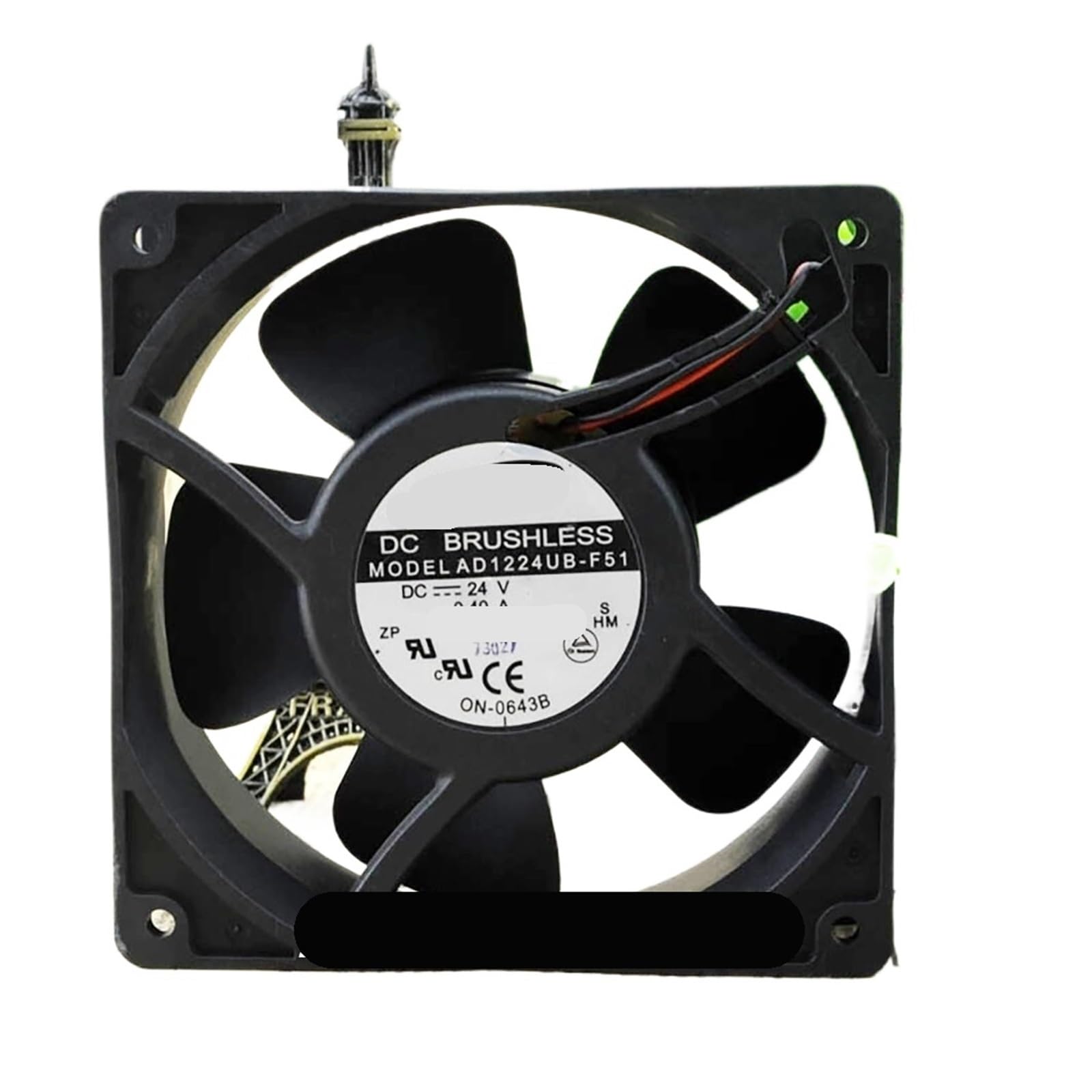 OKEWGHFL Axial flow Server Driver AD1224UB-F51 24VDC 0.40A 120 * 120 * 38MM