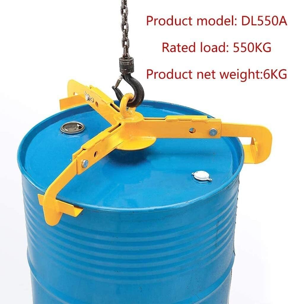 Vertical Oil Drum Crane, Drum Hook Diffuser Forklift Crane Oil Drum Lifting Device(7)
