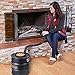 Tacklife Ash Vacuum 5 Gallon 800W Fireplace Vacuum with Blow fonction, 1.2M Metal Hose, 5M Power Cable, Ideal for Fireplaces, Stoves, Log Burners, Grills, BBQ's, Fire Pits-PVC03A