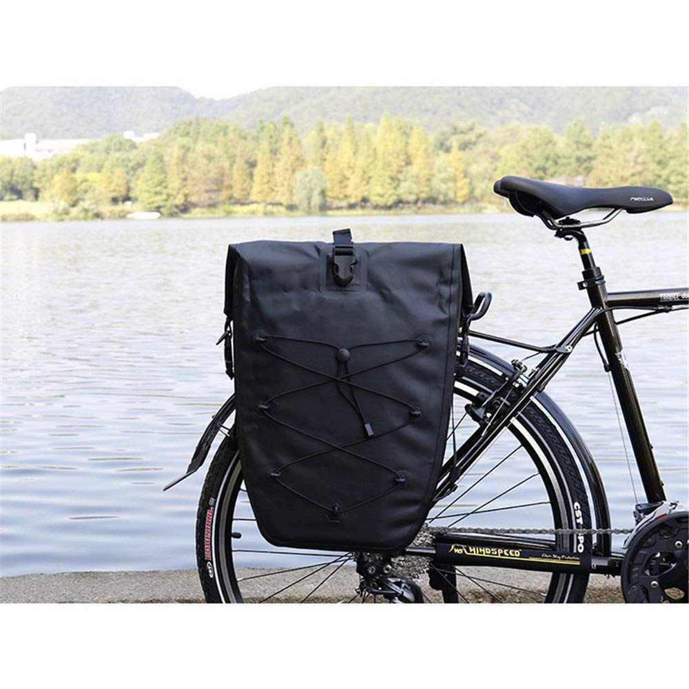 Walizka rowerowa Torba transportowa na tylne siedzenie rowerowe (Schwarz)