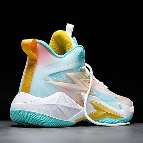 Miniatura 9 de MAUGELY Zapatos de baloncesto transpirables para hombres y mujeres para estudiantes deportes uso casual al aire libre antideslizantes para parejas