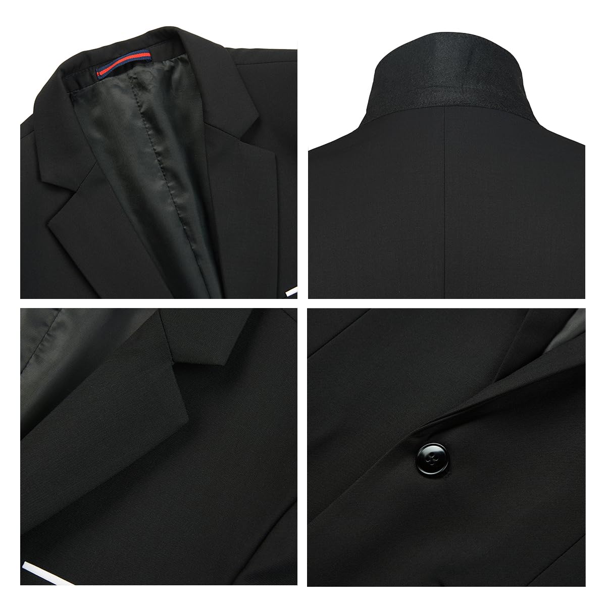 KUDORO Costume Homme 2 pièces Slim Fit Smoking Simple Poitrine à Un Bouton, Men Suits 2 Piece pour Mariage Business Fête Confort Elégant Blazer Veste et Pantalon