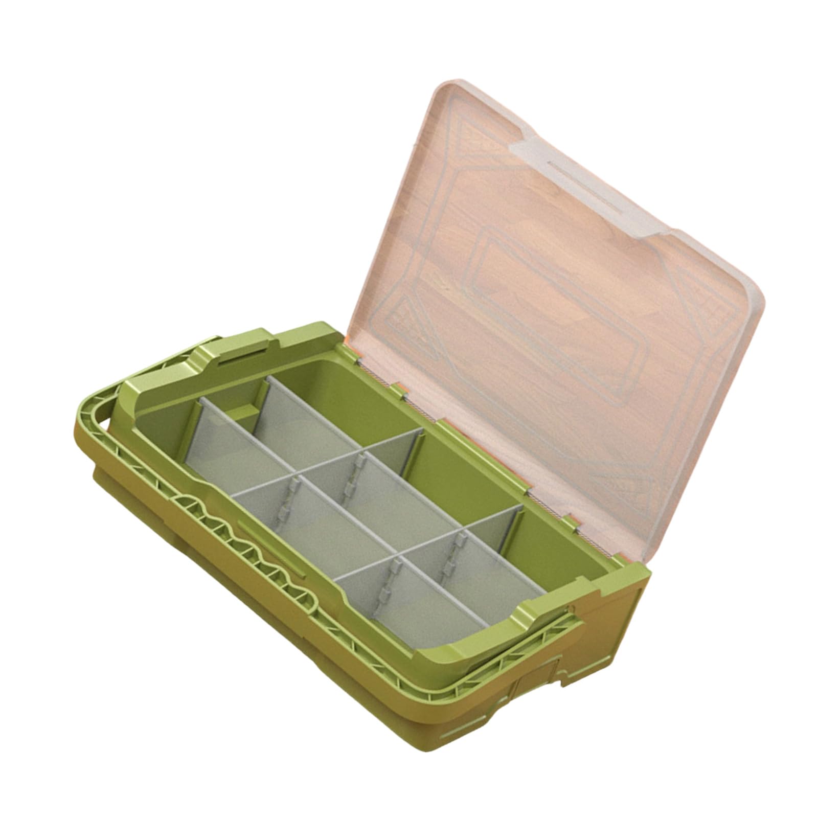 Stackable Tool Organization Box Adjustable Compartment Divider Ergonomic Handle for Hardware Accessories Stackable Storage