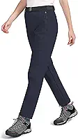 Calça feminina de esqui na neve, impermeável, à prova de vento, com isolamento térmico, forrada com lã, softshell para o inverno