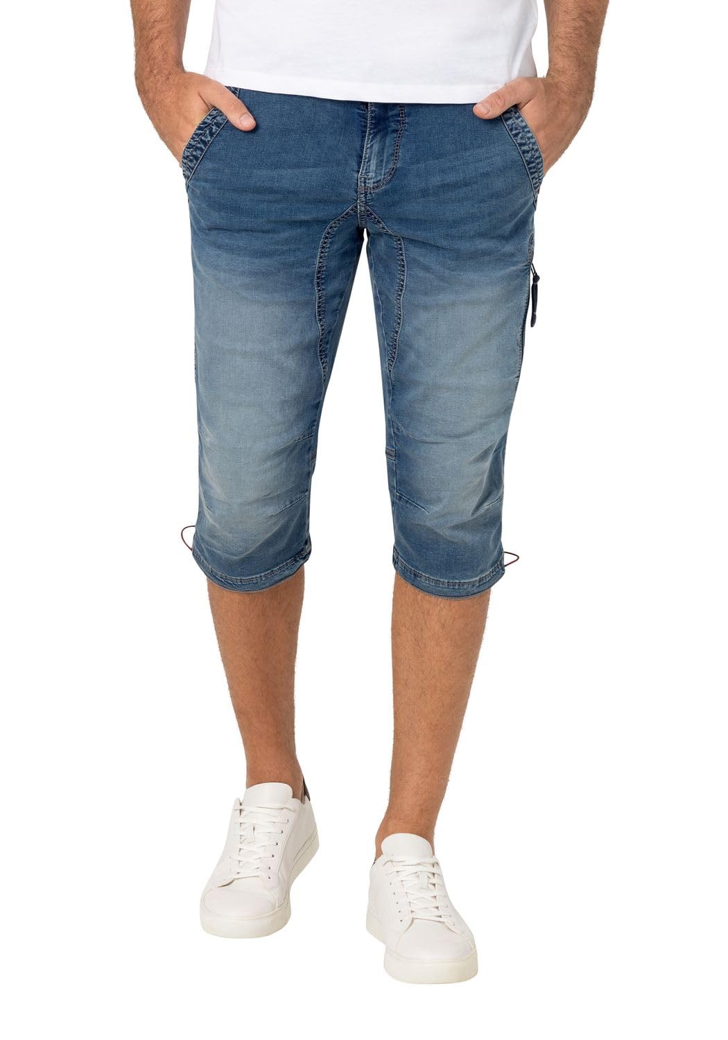 Timezone Herren 3/4 Jeans Shorts 25-10027 ConnorTZ knielange Jeanshose