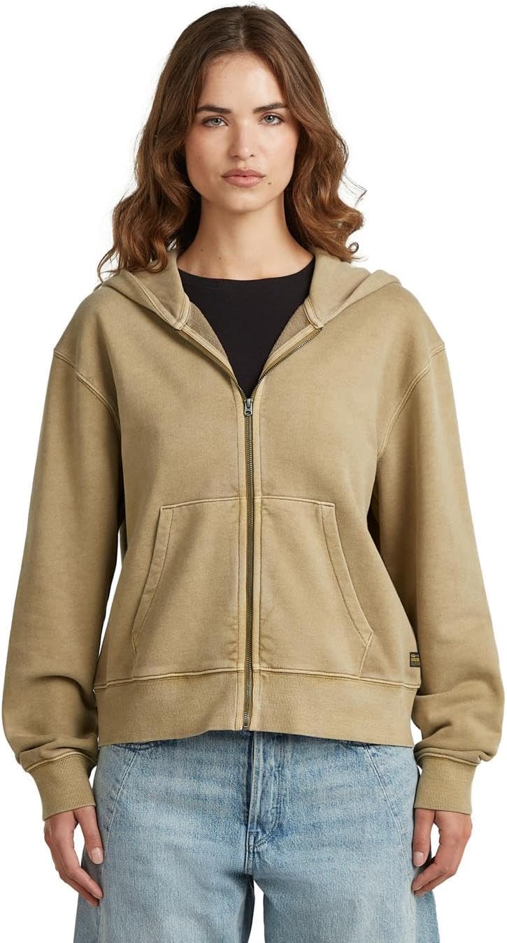 G-Star Washed HDD Zip Relaxed SW WMN Women's Sweater (Pack of 1)