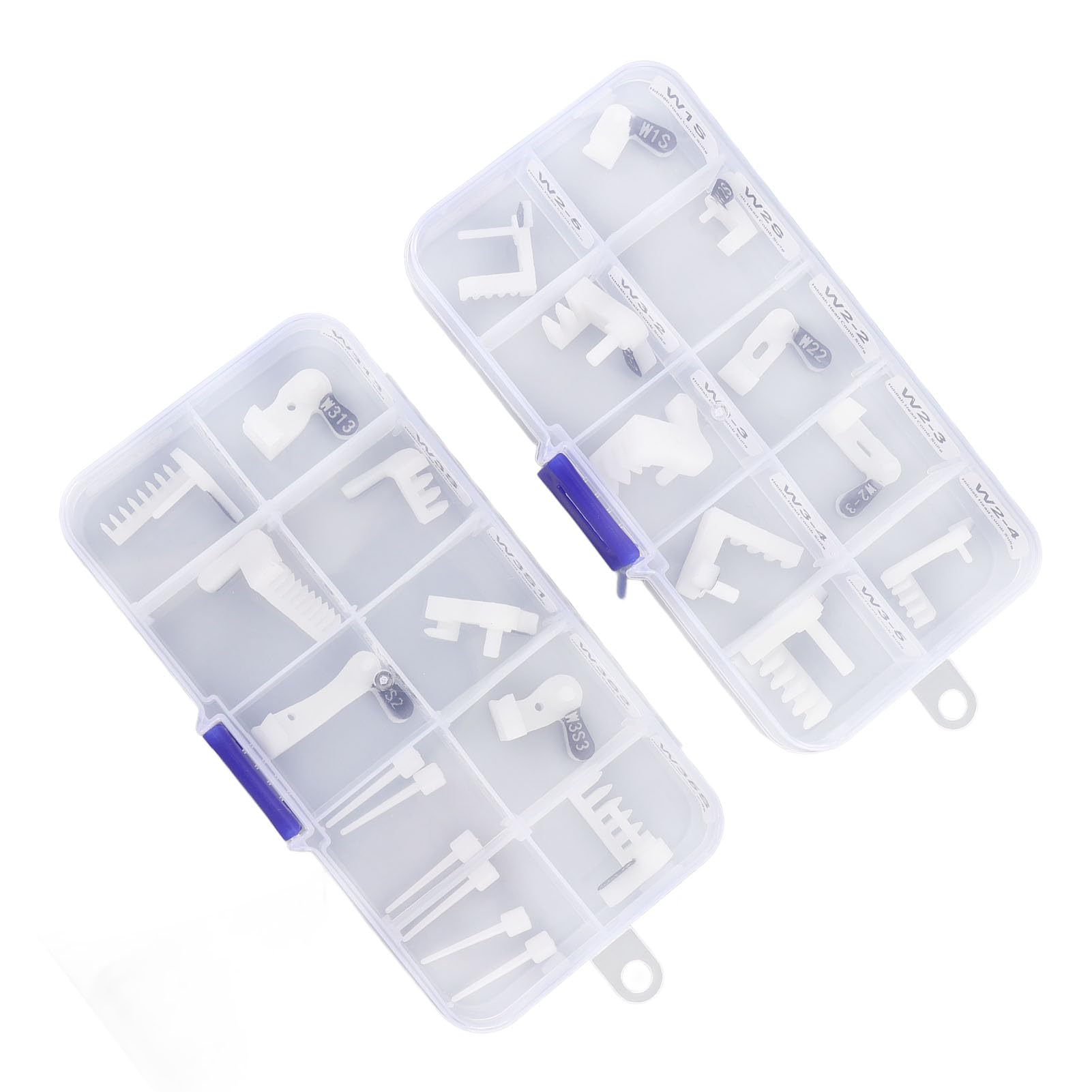 Eujgoov Set di Strumenti Pettine di Ricambio per Testina HDD da 24 Pezzi, Kit di Riparazione del Disco Rigido per Il Recupero dei Dati | Plastica ABS modellata di precisione, set da 24 pezzi, pettini per la testa multi-modello, separazione della testa sen