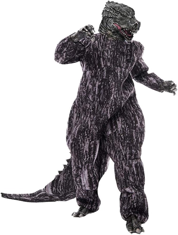 EraSpooky - Disfraz de dinosaurio monstruo para hombre color gris