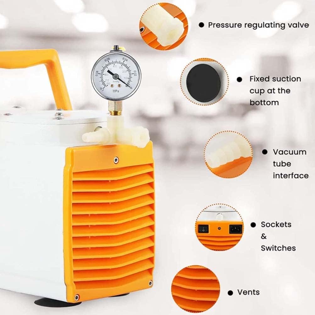 Diaphragm Vacuum Pump Oil Free Pump Industrial Lab 20L/min 0.08MPa Mini Vacuum Pump