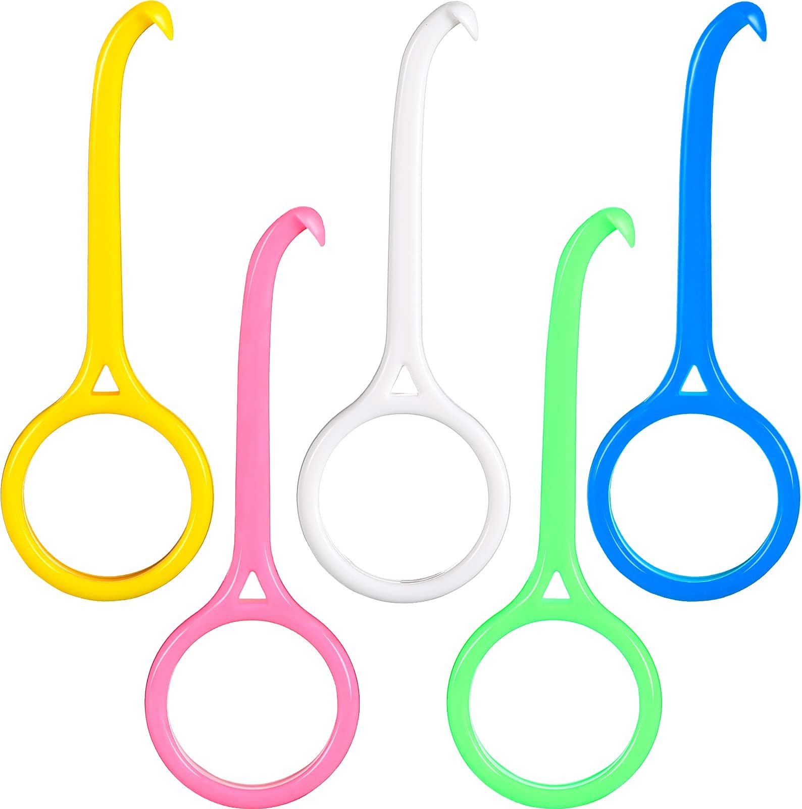 5 Pieces Retainer Aligner Removal Tool Kits Invisible Chew and Remover Tool Invisible Aligner Braces Remover Hook for Tooth Cleaning Oral Care(White, Yellow, Pink, Green, Blue)