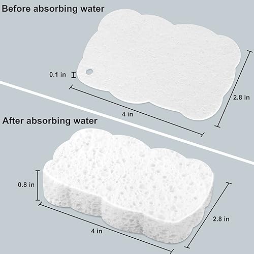 Miniatura 1 de YTLX 6 esponjas de limpieza para el hogar de alta resistencia, sin arañazos, esponjas multiusos reutilizables para el hogar, cocina, baño, esponjas