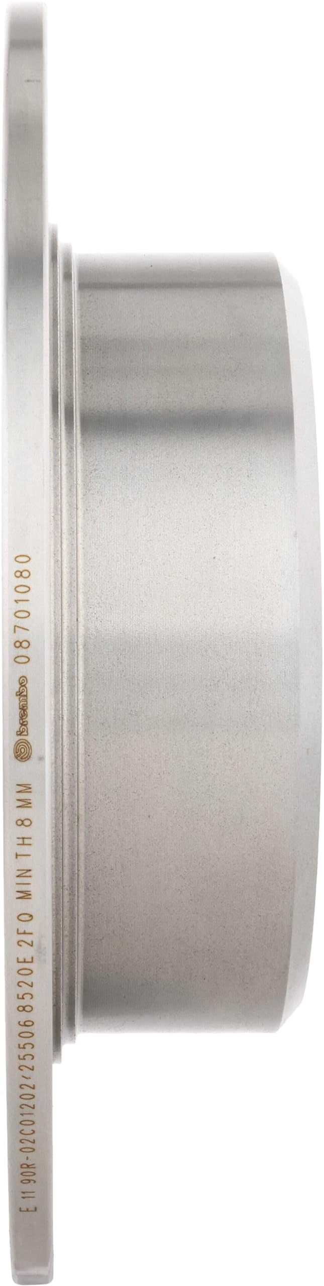Brembo 08.7018.10 disque de frein arrière de haute précision en carbone