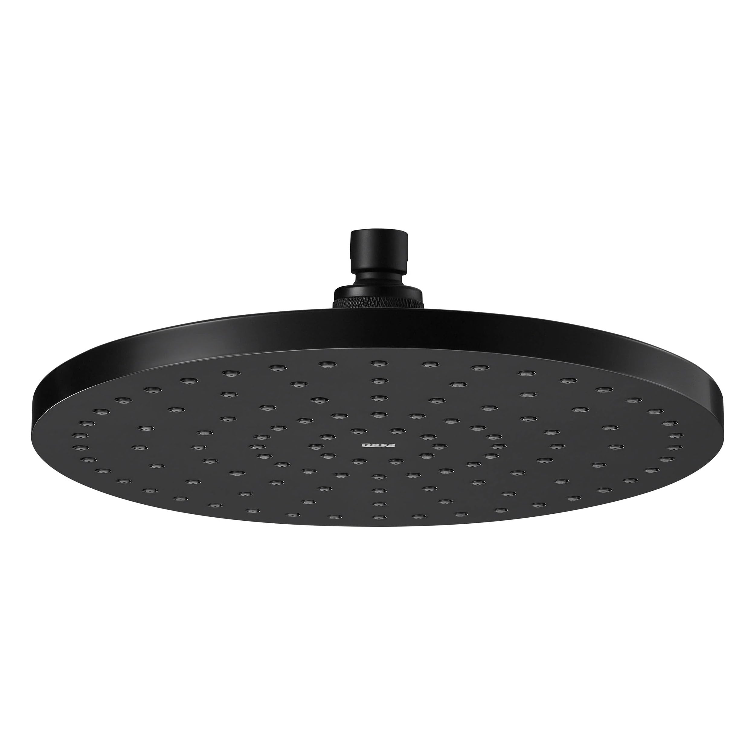 ROCA Rainsense - Ducha para cabeza de techo o pared (250 mm), color negro mate