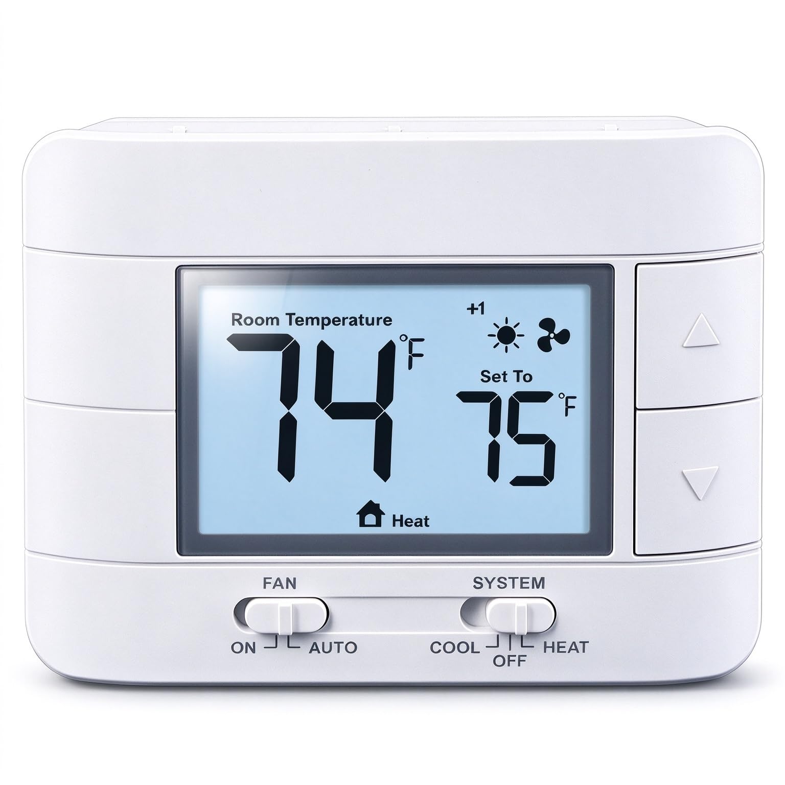 Aowel Non-Programmable Thermostat - 2 Heat/2 Cool -1