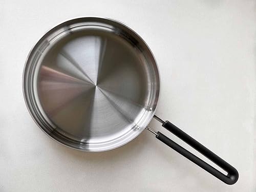 Miniatura 4 de Mannen Perennial Velona Nuovo NV-F24 Frying Pan 94 inches 24 cm 5-Layer Construction Induction Compatible