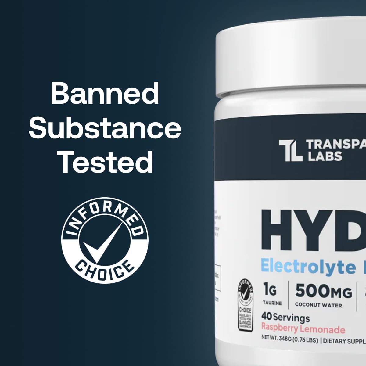 Hydrate Naturally Sweetened Electrolytes Powder -