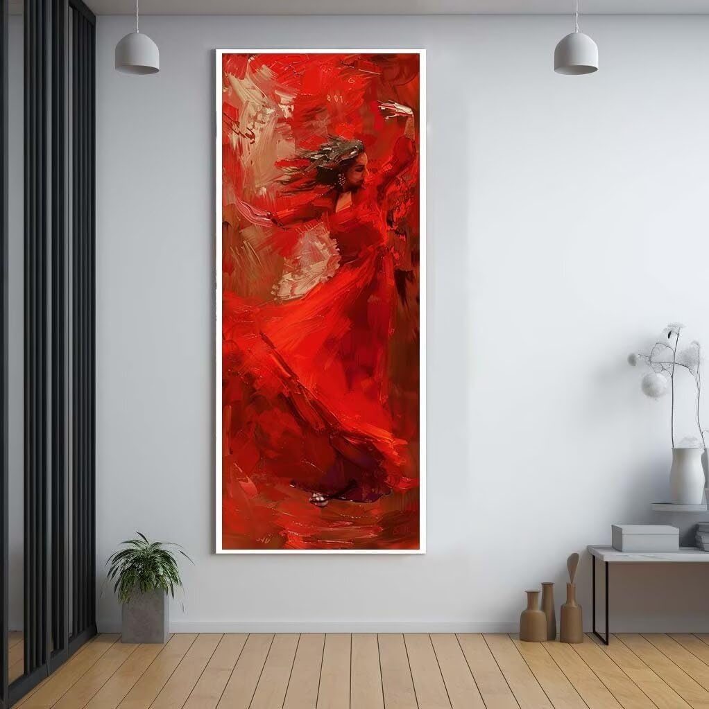 5d ダイヤモンドアート 四角いビーズキット 大きいサイズ 100x200cm 全面貼り付けタイプ ダイヤモンド塗装 ダンサー人 美