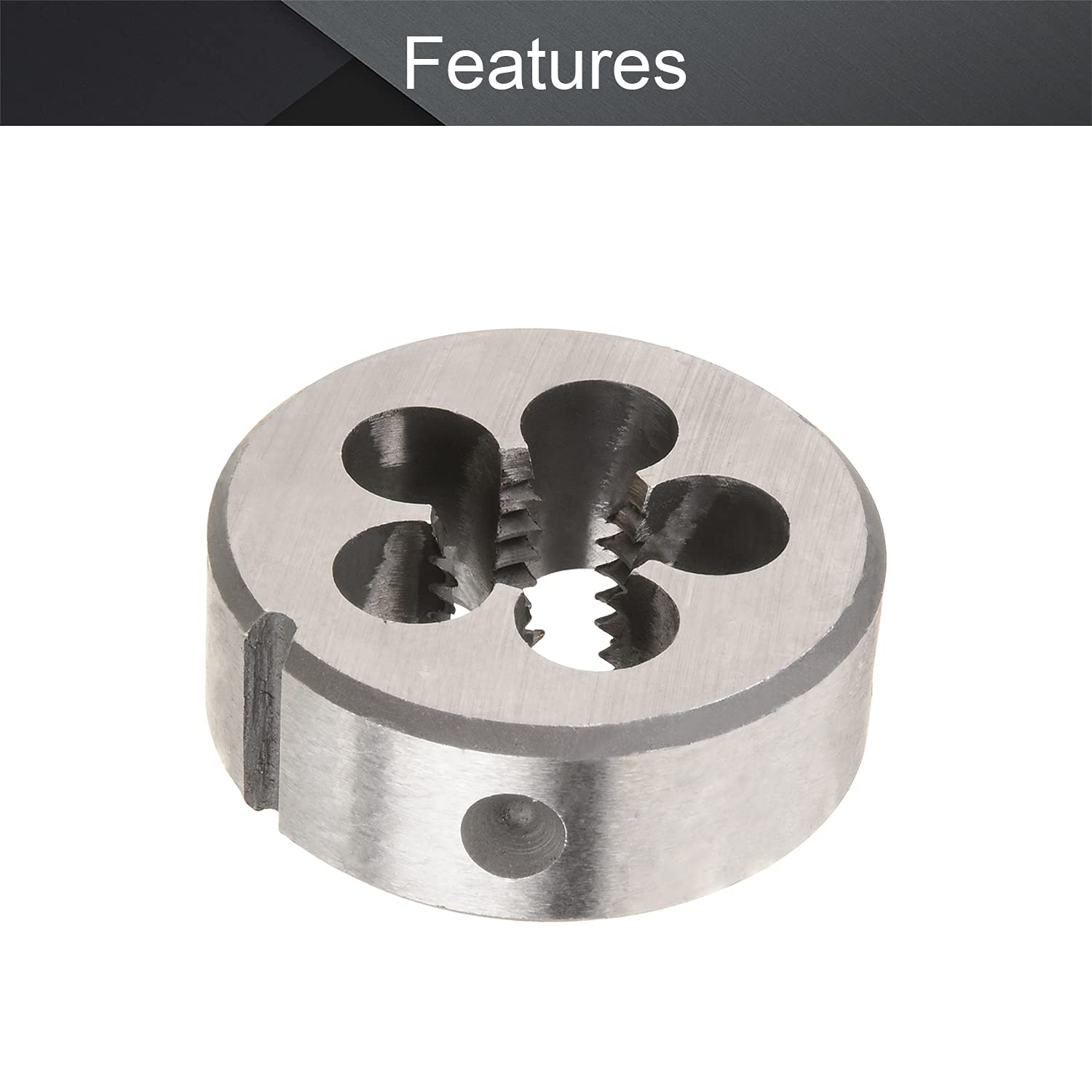Utoolmart 1/2-13 Round Die, Machine Thread Right Hand Threading Die, Alloy Tool Steel 2pcs — Amazon image 3
