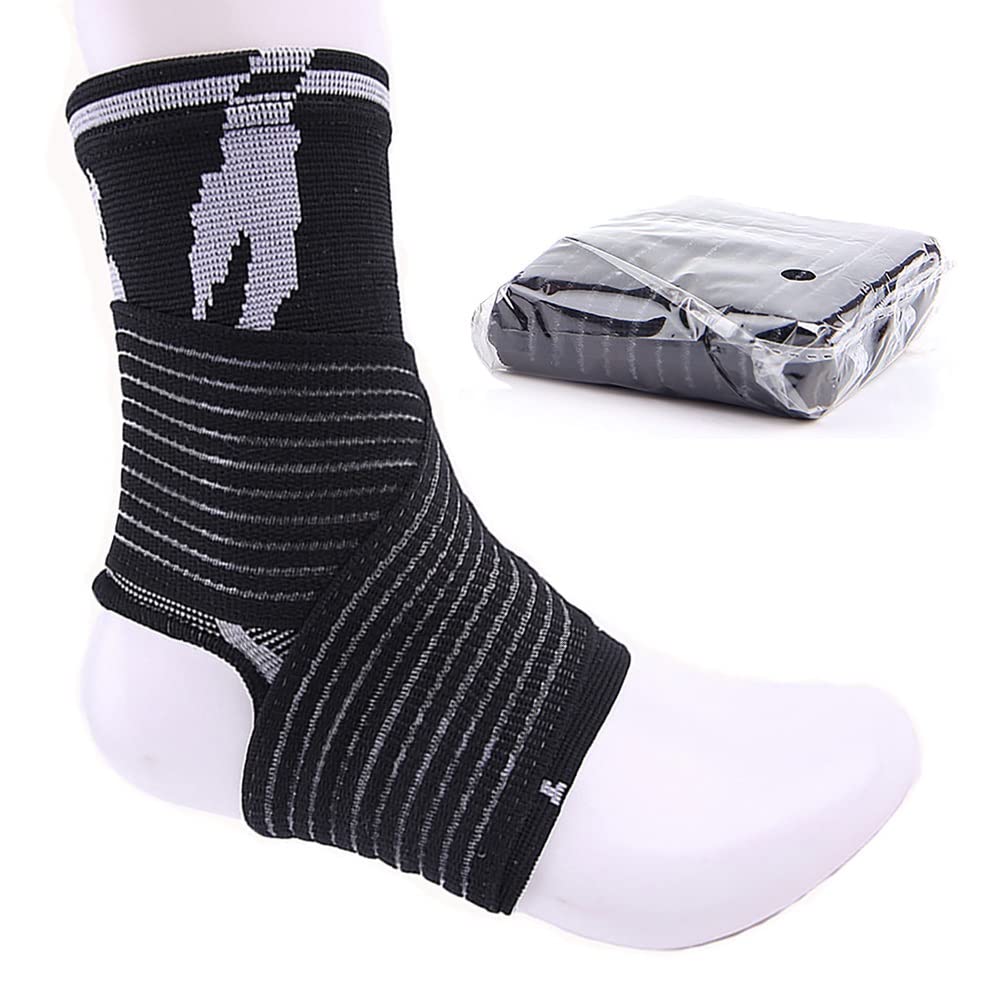 Elastic Bandage Support Ankle Protector For Sport Gym Ankle Brace With Strap Belt Tendon Retainer Foot Guard