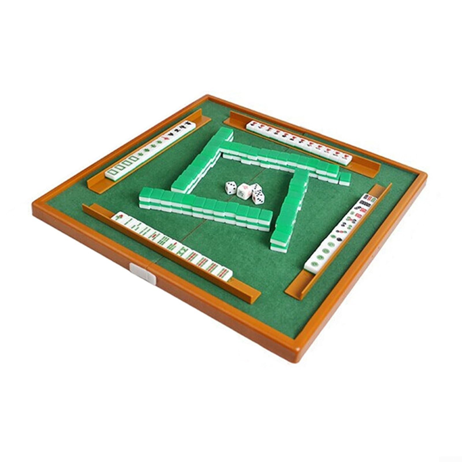 Compact and Portable Folding Mahjong Table Set for Travel and Home Use