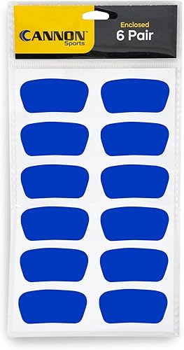 Miniatura 4 de Cannon Sports Calcomanías negras para fútbol americano, béisbol y lacrosse, para jóvenes y adultos